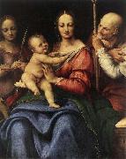 Cesare da Sesto Holy Family with St Catherine oil painting